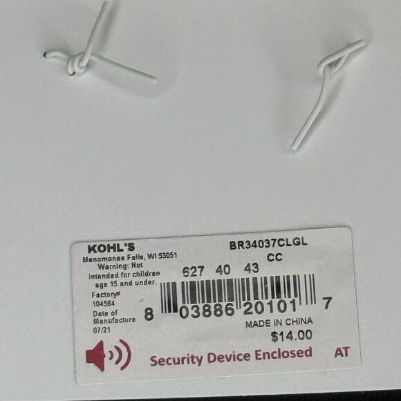 Lauren Conrad Dainty Link Crystal Toggle Closure Bracelet - Picture 5 of 5